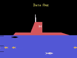 Airlock title screen for Atari 2600